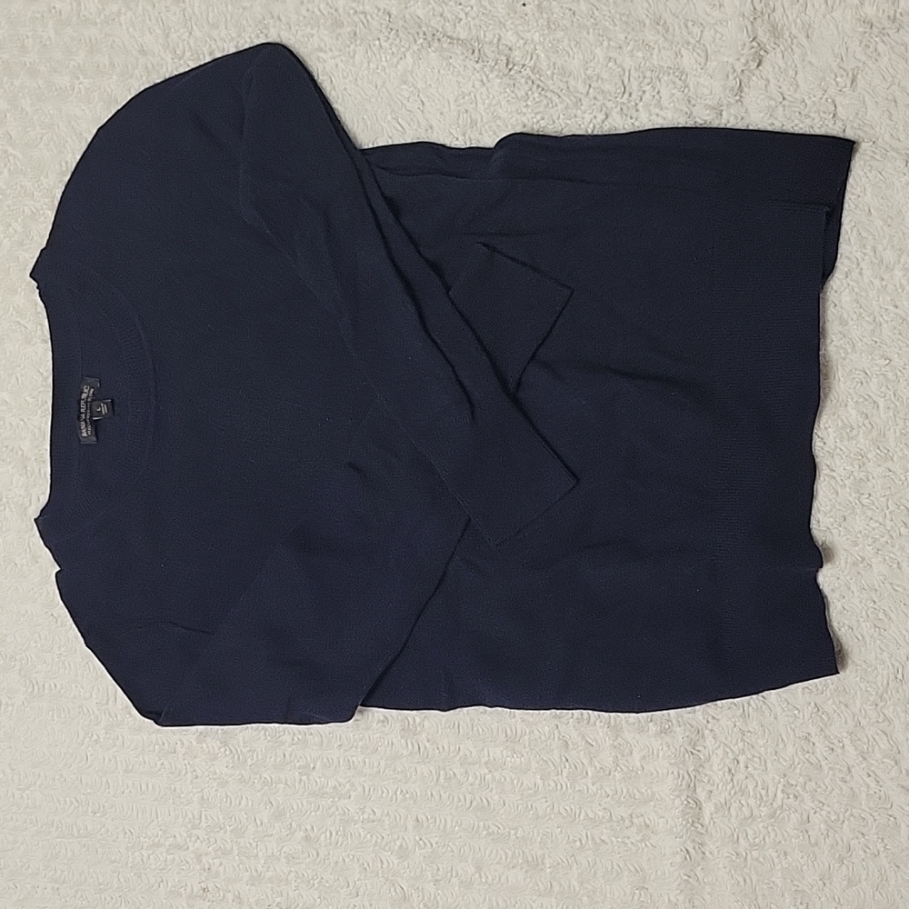 Banana Republic Women's Italian Merino Blend Sweater in Navy